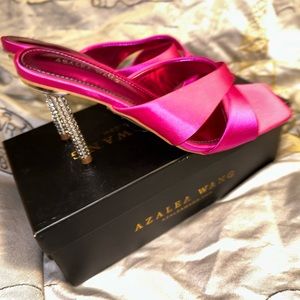 Azalea Wang sexy slip on heels!!